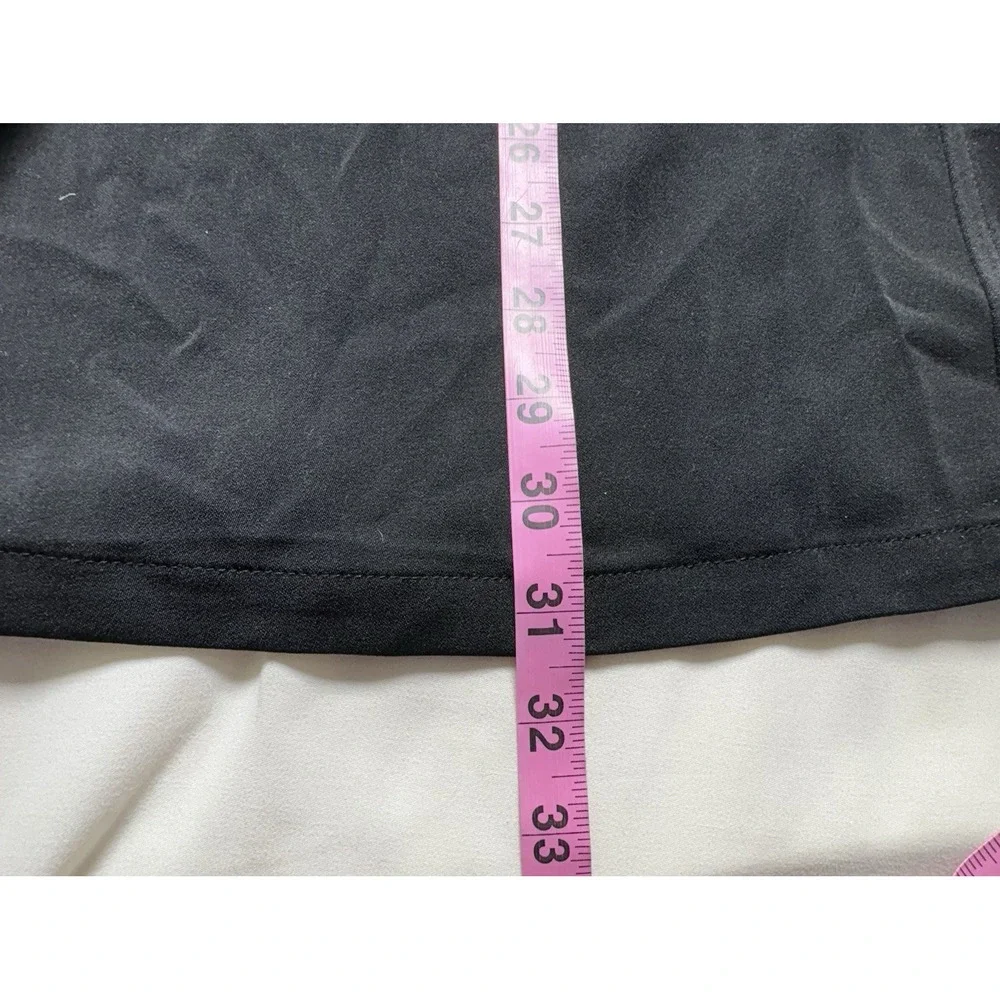 CATHERINES Women Waterfall Open Front Top Coat Sz 2X Black Casual Feminine 30-10